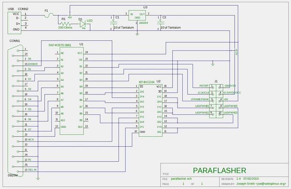 Paraflasher Schematic